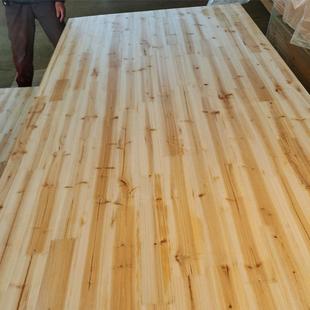新款 饰板材拼接杉木板木板材软木墙面指节板齿接 直销杉木直接板装