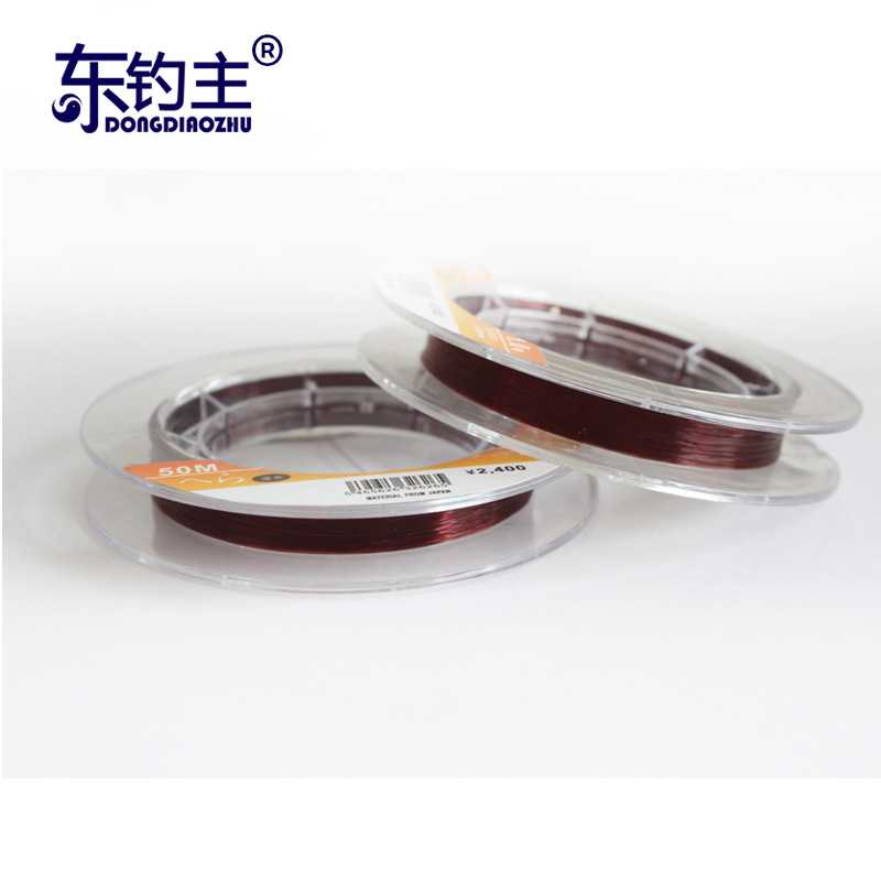 新款直销台钓线强拉力渔线鱼线主线子线50米竞技台钓线尼龙线8