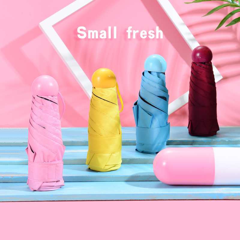 新款直销大量小巧便携太阳伞女遮阳防晒防紫外线晴雨伞两用伞定制