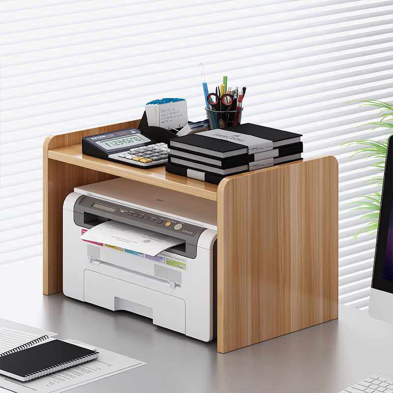 新款直销打印机置物架桌面办公室电脑桌放置复印机架子书架多层工