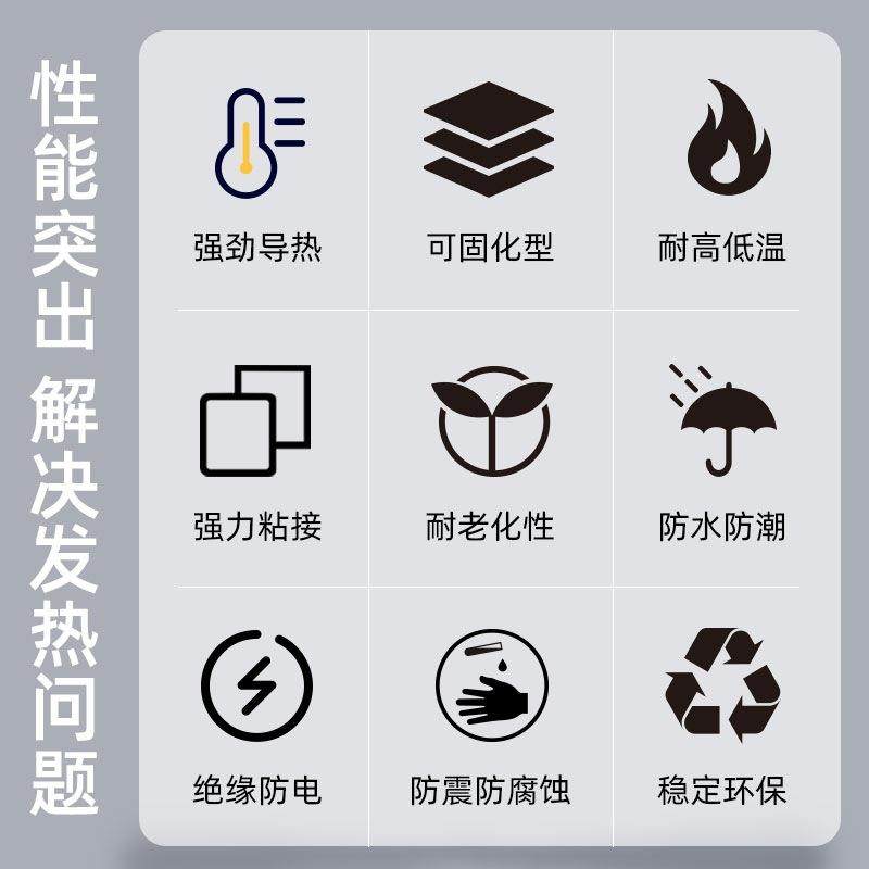 导热硅胶310毫升一箱50个耐高低温可固化强劲导热防水防潮,工业油品/胶粘/化学/实验室用品,工业及电子密封胶/密封剂,淘宝优惠券,粉丝福利购,淘宝优惠卷