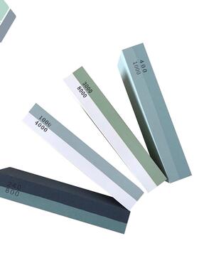 厨房白刚玉磨刀石套装/油石打磨小磨刀石