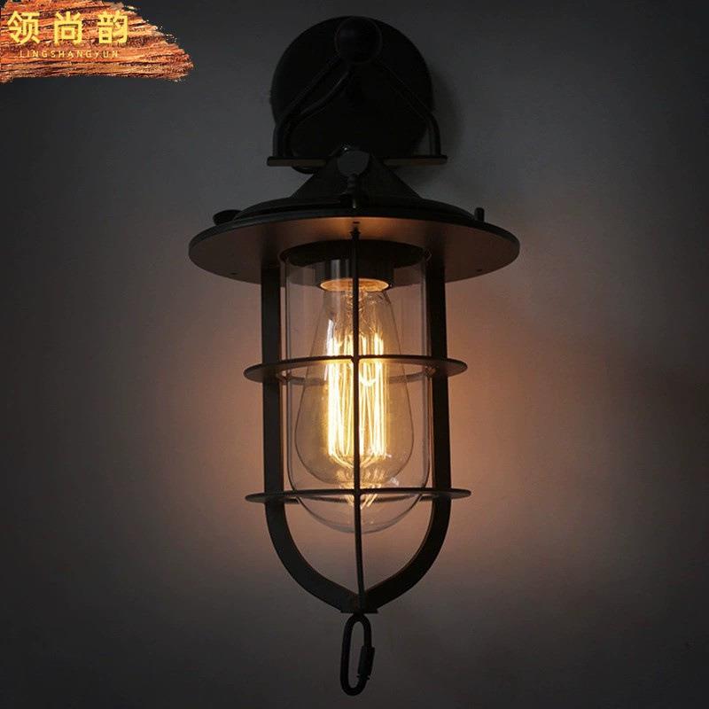 设计师Loft灯美式乡村复古工业风壁灯客厅餐厅酒吧台船坞壁灯
