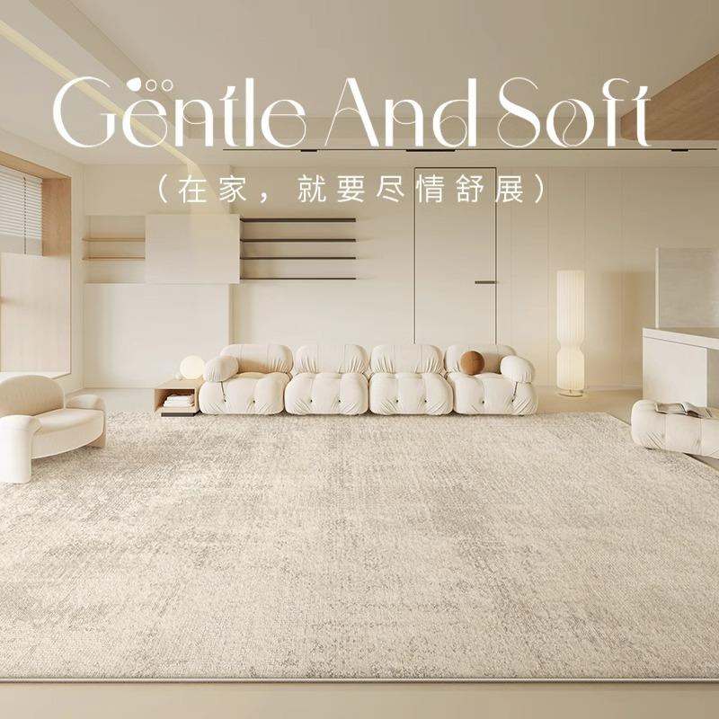 地毯客厅2024新款仿羊绒奶油风加厚轻奢高级家用房间沙发茶几地垫