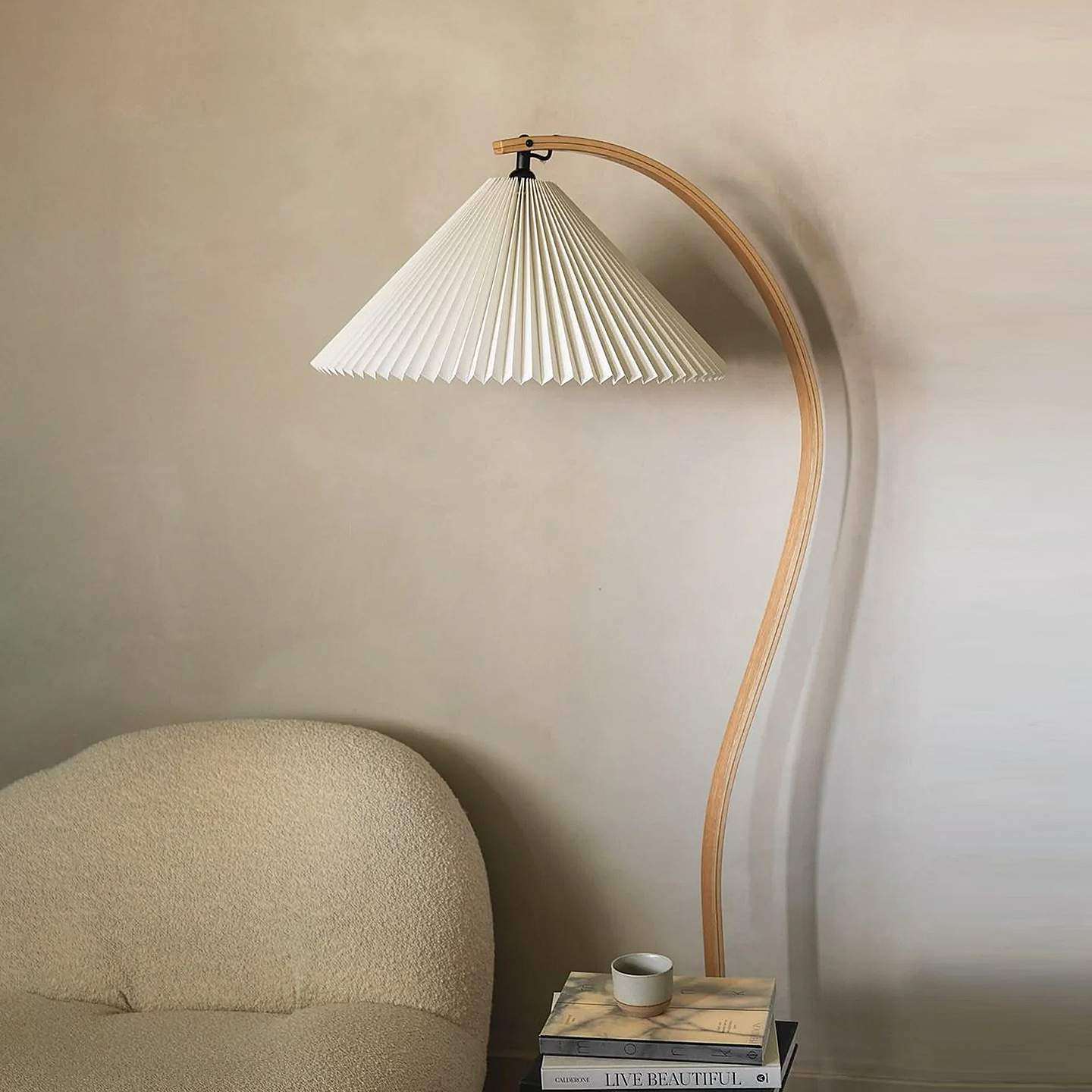 北欧百褶落地灯客厅沙发旁边灯具中古侘寂立式装饰灯侘寂风复古风,标准件/零部件/工业耗材,车间地垫,淘宝优惠券,粉丝福利购,淘宝优惠卷