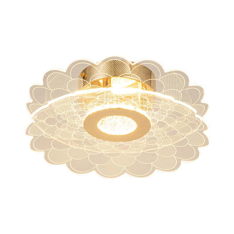 2024款卧室LED亚克力吸顶灯现代轻奢公寓民宿走廊灯过道玄关灯