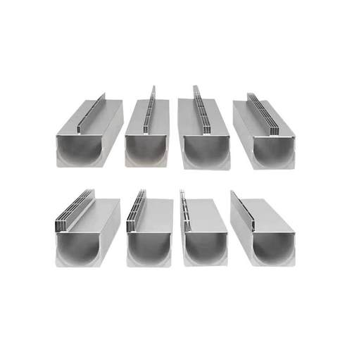 304不锈钢线性排水沟u型槽缝隙式盖板不锈钢一体式线性排水沟