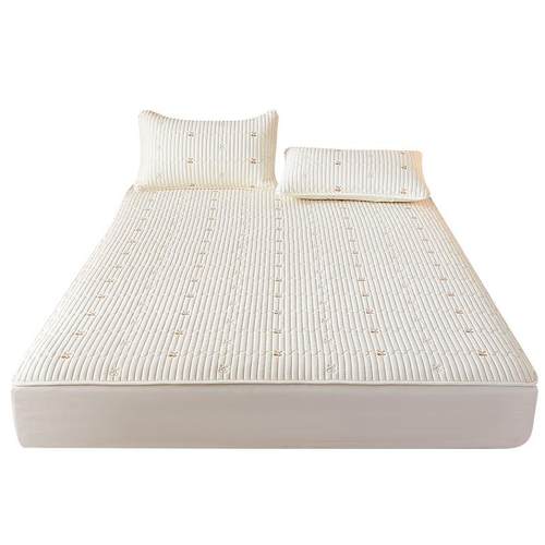 新款防水隔尿大豆夹棉床笠四季款床垫保护罩防尘罩床罩可机洗4