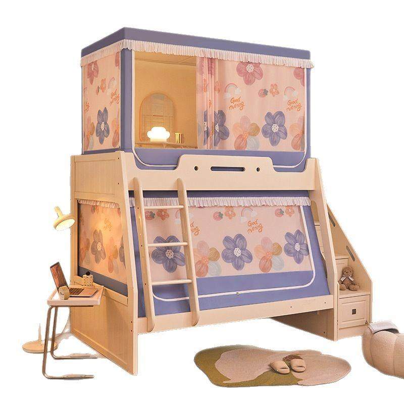 子母床蚊帐上下铺1.5米双层床高低儿童床1.2m学生0.9梯形家用1.35,床上用品,蚊帐,淘宝优惠券,粉丝福利购,淘宝优惠卷