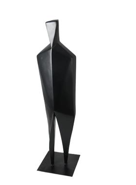 现代简约抽象人物摆件金属造型落地艺术装饰酒店大堂玄关创意雕塑