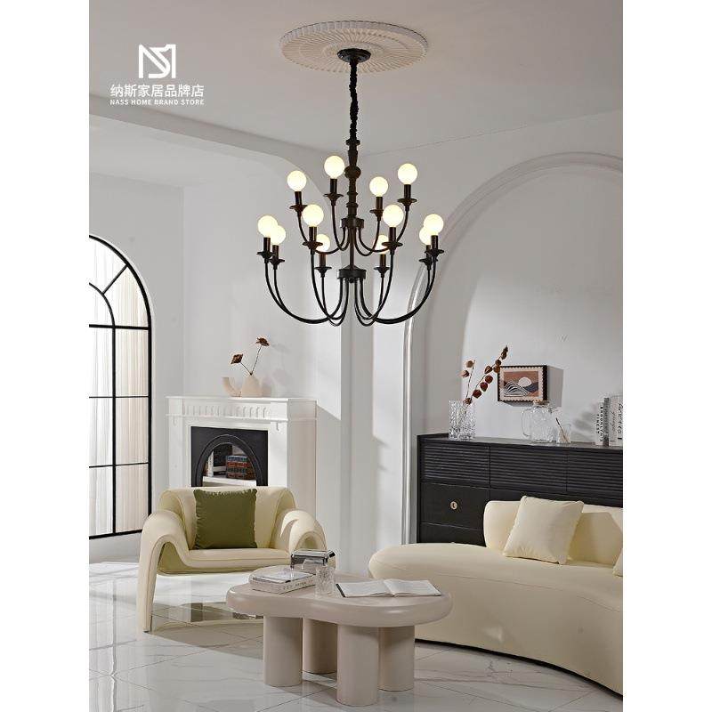 法式复古吊灯客厅餐厅楼梯灯卧室美式酒店创意个性别墅中古风灯具,家装灯饰光源,智能吊灯,淘宝优惠券,粉丝福利购,淘宝优惠卷