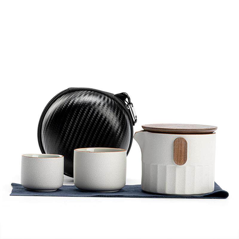 陶瓷旅行茶具套装便携包快客杯一壶二杯伴手礼功夫泡茶器公司礼品