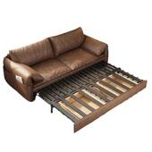 大象耳朵沙发床折叠两用北欧新款 客厅小户型公寓书房伸缩可当床