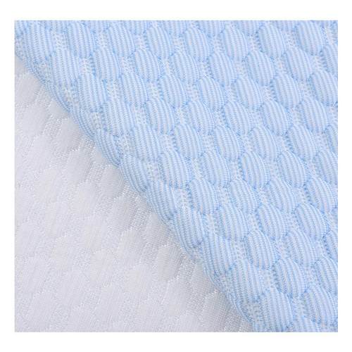 春夏床垫枕套家纺面料3D冰感丝夹层冰豆豆凉席空气层布料