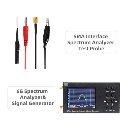 SA6003 频谱分析仪SMA接口示波器测试探针 引线电缆线电路板射频
