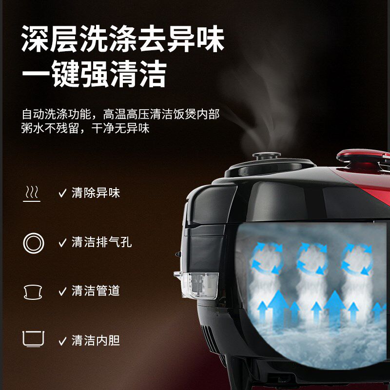 韩国CUCKOO福库原装进口电饭煲智能IH多功能高压电饭锅铁锅米饭3L
