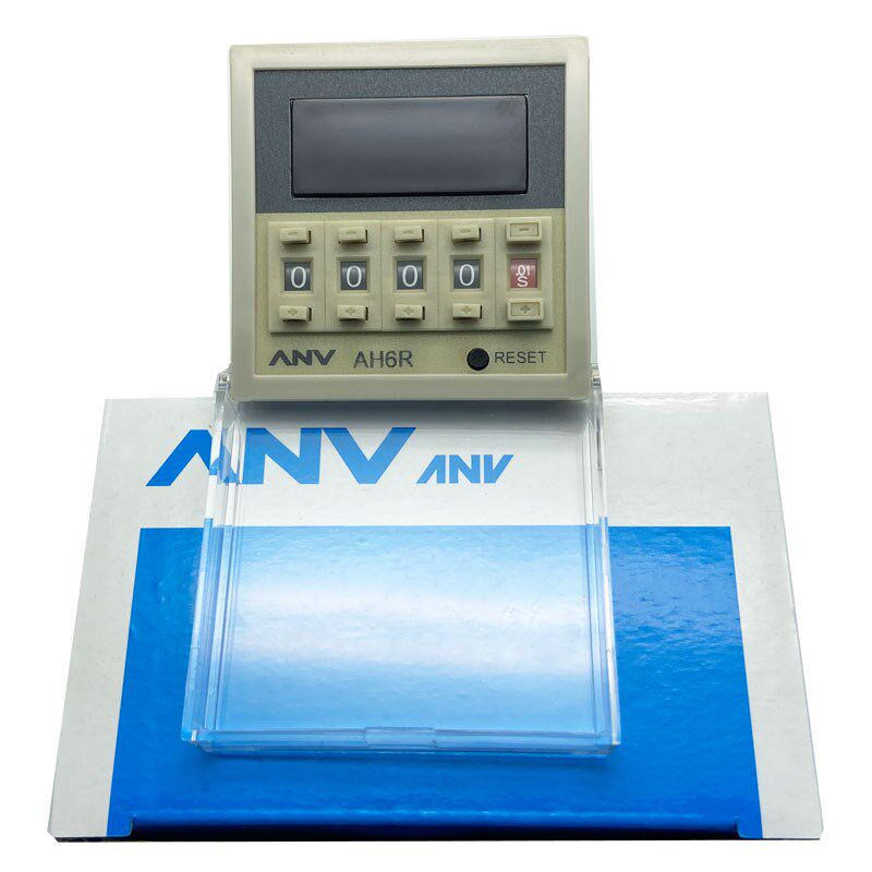 原装台湾士研ANV时间继电器AH6R-X 100-240VAC AH6R 0.01-99990H