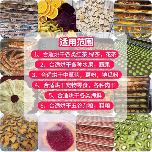 乐创水果烘干机食品家用宠物零食肉干药材全自动风干机干果机商用