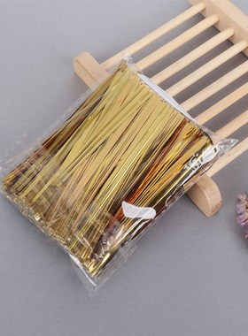 800Pcs Steel Metallic Twist Ties Packing Ligation Ties Cello