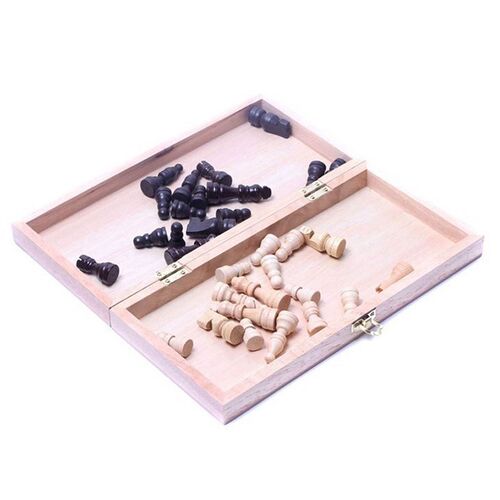 极速Wooden International Chess Set Wood Chess Set Travel Che