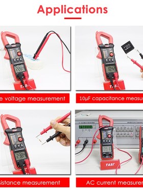 Professional Digital Clamp Meter Multimeter Tester True RMS