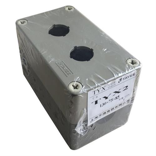 上海天逸按钮盒 TYX1 1S 2S 3Y 4位塑料防水灰色黄色白色接线盒85