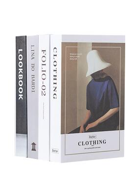 极速装饰书仿真书摆件简约现代北欧风格假书装饰品道具摆设模型创