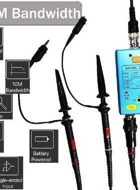 10M Bandwidth Oscilloscope 1x/10x/100x Differential Probe