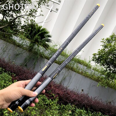 极速GHOTDA  New Carbon Fiber Telescopic Fishing Rods Pesca S