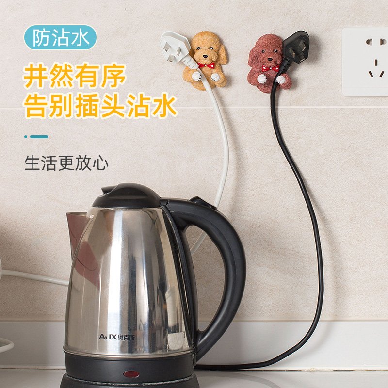 Household punch-free plug cable hook Wall seamless self-pa