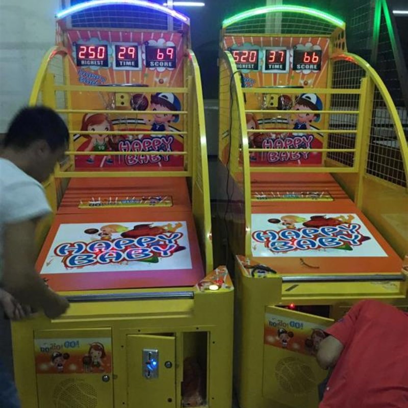 电玩城成人豪华篮球机儿童七彩篮球机投篮机街头篮球机联网对战