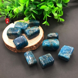 天然磷灰石碎石大颗粒摆件四方块原石鱼缸花盆造景装饰石