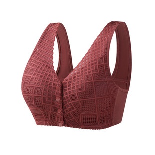极速New High-grade Lace Front Buckle Underwear For Older Wom