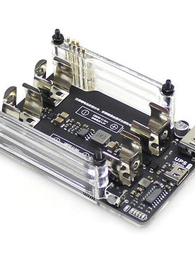 4代BUPS电源扩展板Raspberrypi4B带RTC计量5V输出UPS电源扩展板+