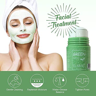 HRAMEX Green Tea Mask deeply removes impurities and dead ski