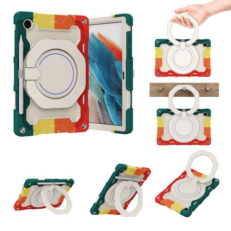 适用Tab A8 2021保护套支架A7 lite撞色三防平板全包防摔T290