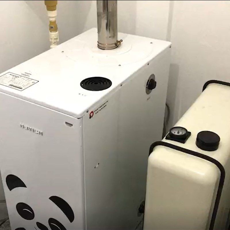 新品母婴店商用韩国庆东柴油燃气锅炉供热水取暖设备婴儿游泳馆热