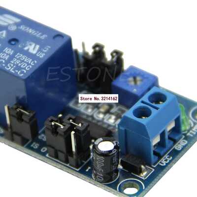 极速DC 12V Delay Relay Delay with Timer Turn on Delay Turn o