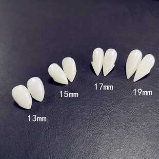 Teeth 极速1 Vampire Props HaQlloween Dentures Pairs Fangs