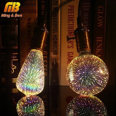 3D Decoration Bulb Firework 110V 220V ST64 G95 G80 G125 A60
