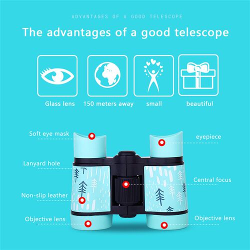 极速APEXEL Child binoculars High Resolution 4X30 Professiona