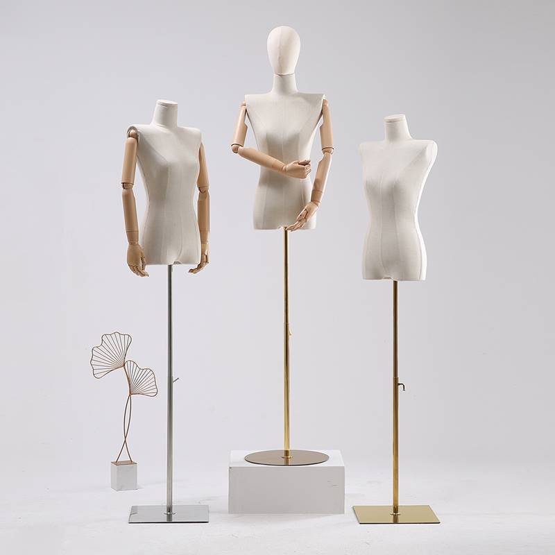 平肩宽肩女模特架子韩版韩国同款服装店展示架模特道具女橱窗半身