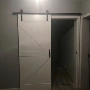 极速Russian Sliding Rail Home Track Barn Door Wood