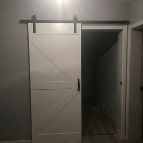 极速Russian Door Barn Track Home Sliding Wood Barn r Rail Ha