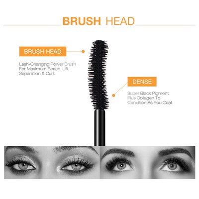 好货O.TWO.O 3D Mascara Lengthening Black Lash Eyelash Extens