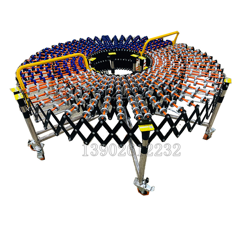 卸货神器装货搬运卸车滑梯伸缩输送机小型滚轮滚筒输送机输送带