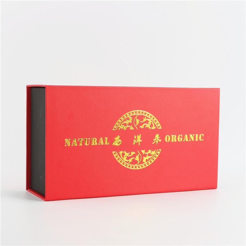 高档通用新款西洋参包装盒礼盒100克200克粉的切片空盒子手提袋