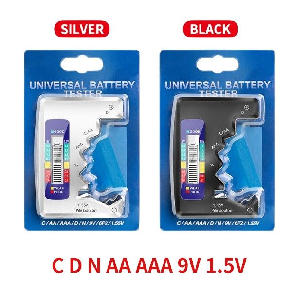 Digital Battery Tester LCD Display C D N AA/AAA/9V/1.5V