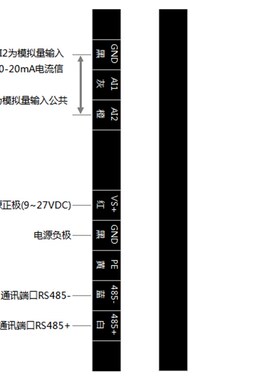 康耐德2路420mA转485020mA模拟量输入数据采集模块电流采集