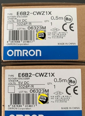 E6B2-CWZ1X 1024P/R  0.5MOMRON旋转编码器其他型号问客服!